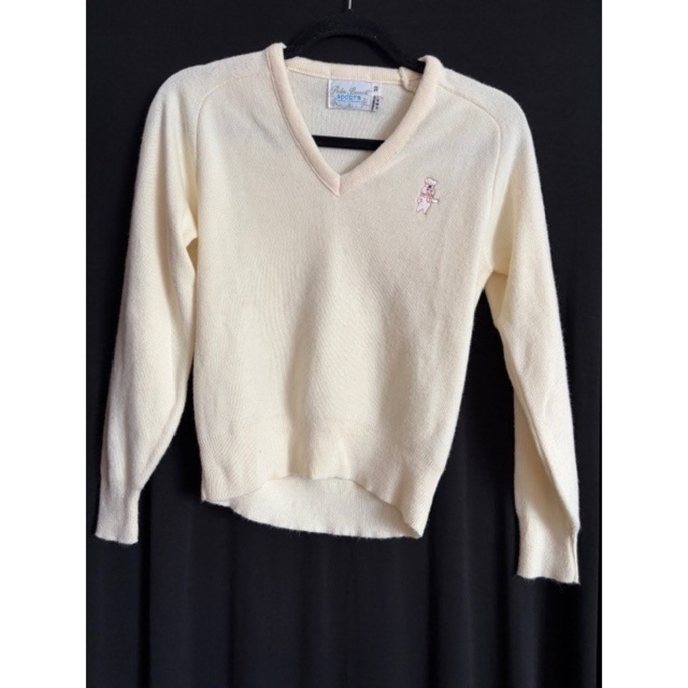 Women's Vintage Yellow‎ Pillsbury Dough Boy Sweater Size S